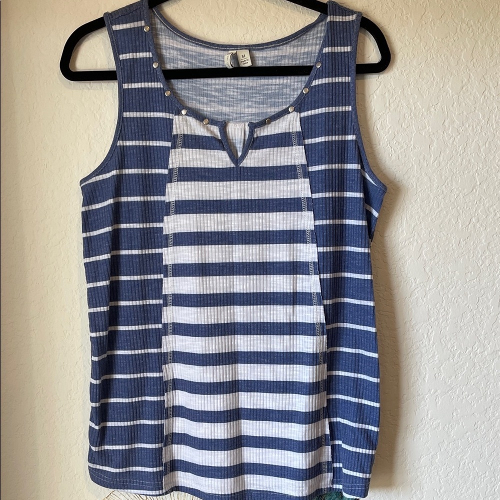 Striped Sleeveless Top